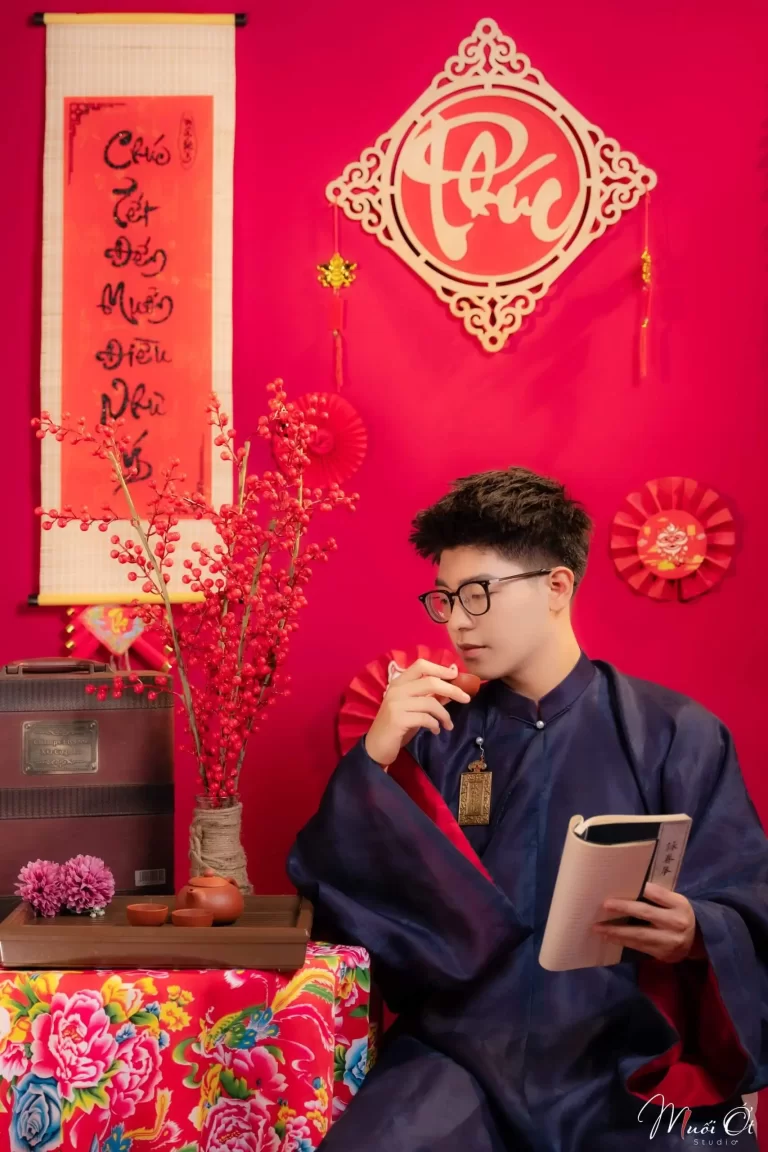 concept chụp ảnh Tết - Kỳ Anh